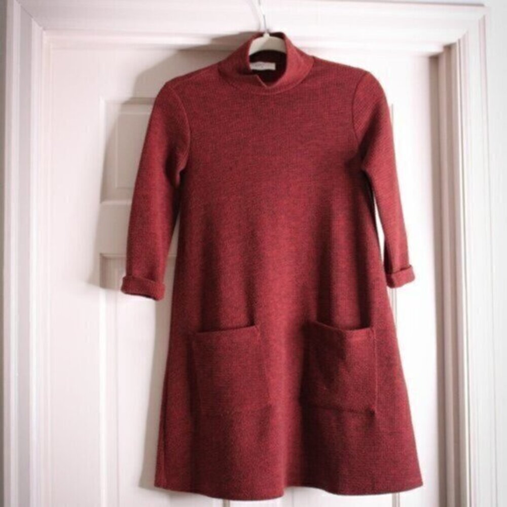 Everly Red Knit Dress
